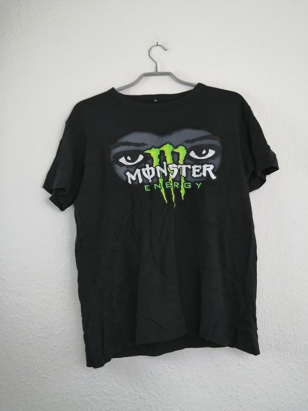 schwarzes T-Shirt Monster Energy - Größe XL