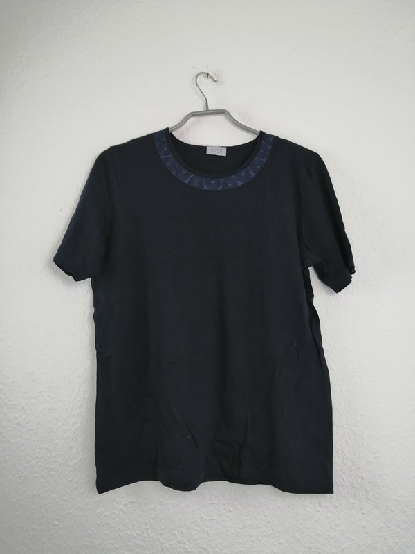 dunkelblaues T-Shirt - Größe M