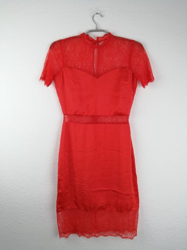 kurzes, rotes Kleid - Größe 38