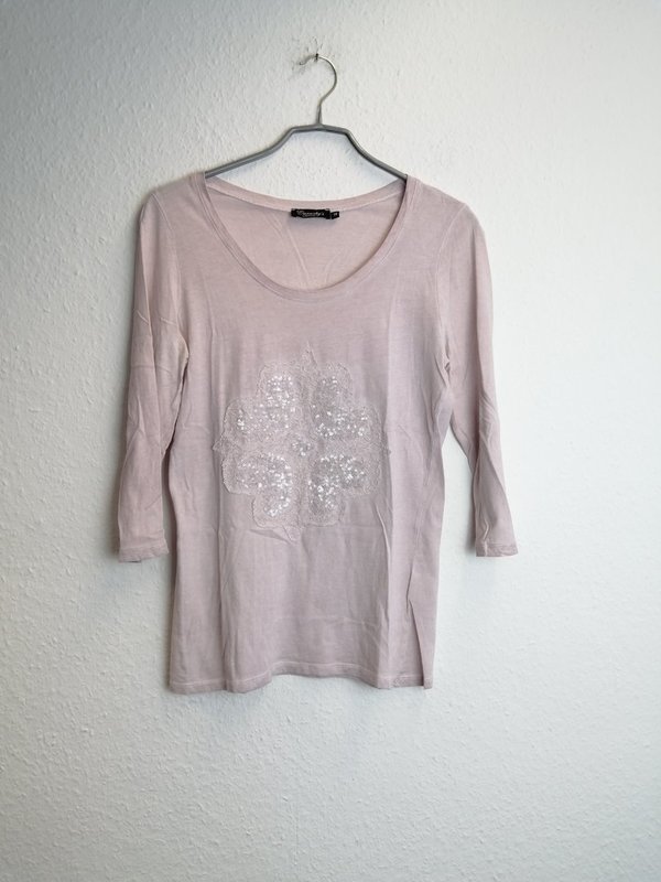 Hellrosa T-Shirt Damen - Größe S
